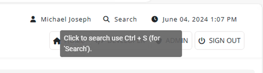 Search Tooltip