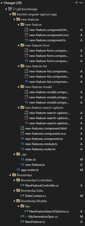 Git Repo Change Log from Visual Studio 2022