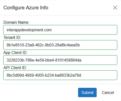 Configure Entra ID Screenshot